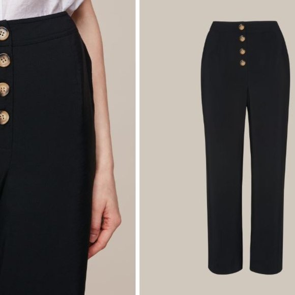 NWT Whistles Button Front Trouser - Picture 3 of 7